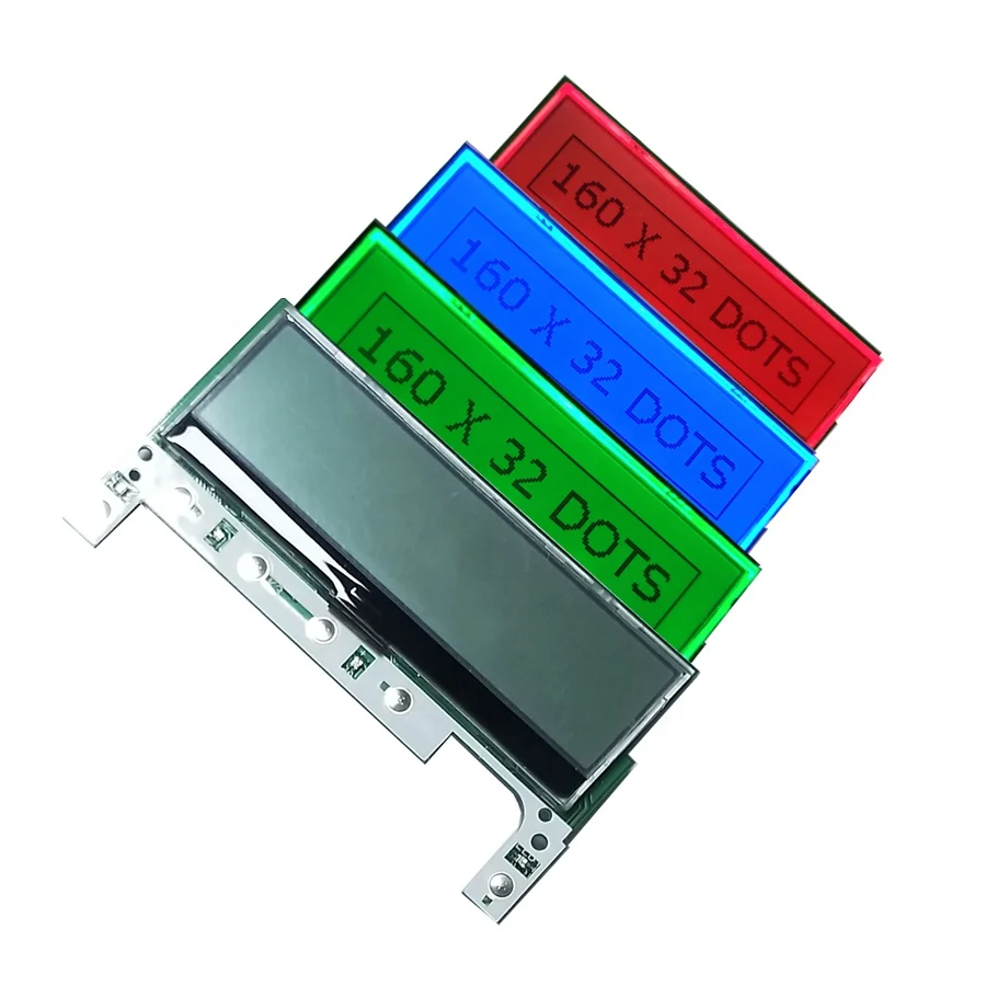 Жидкокристаллический дисплей, RGB подсветка, монохромный FSTN, транслотивный, 3 дюйма, 160x32, графический LCM Cog ЖК-модуль