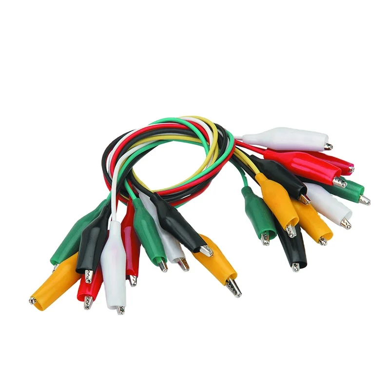  High Copper Clip Or Cable Clamps Strong Bite Force Crocodile Battery Double Prong Alligator