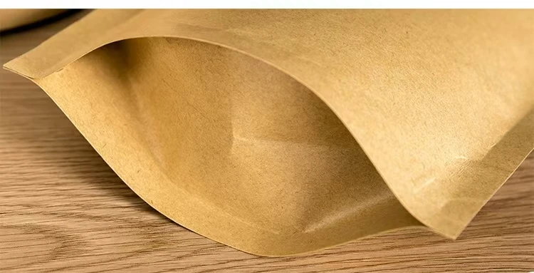 20*30 + 5 см утолщенные самоуплотняющие пакеты из крафт-бумаги пакетики алюминиевой фольги для чая сушеные шарики корицы упаковки пищевых продуктов