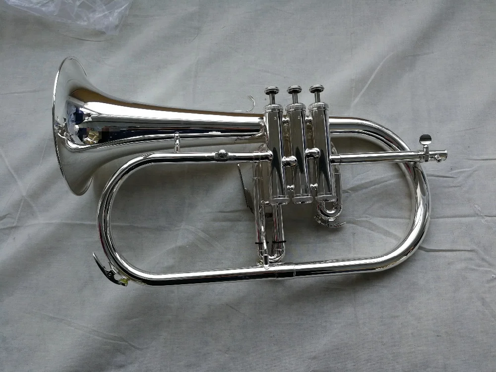 Высокое качество Bb ключ монельный поршень Flugelhorn