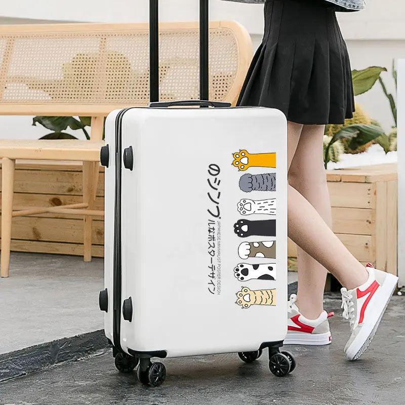 ABS+PC Children Travel Luggage Customized Cartoon Logo Colorful Kids Travel Suitcase Luggage bags