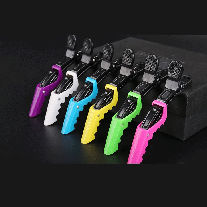 Hair Salon Crocodile Alligator Hair Clips Grip Claws Clamp Styling