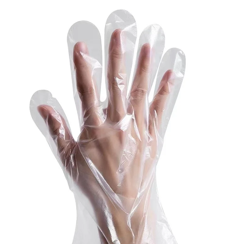 Food Grade Garden Disposable Plastic HDPE Glove Cooking Gloves compostable disposable gloves individially wrapped