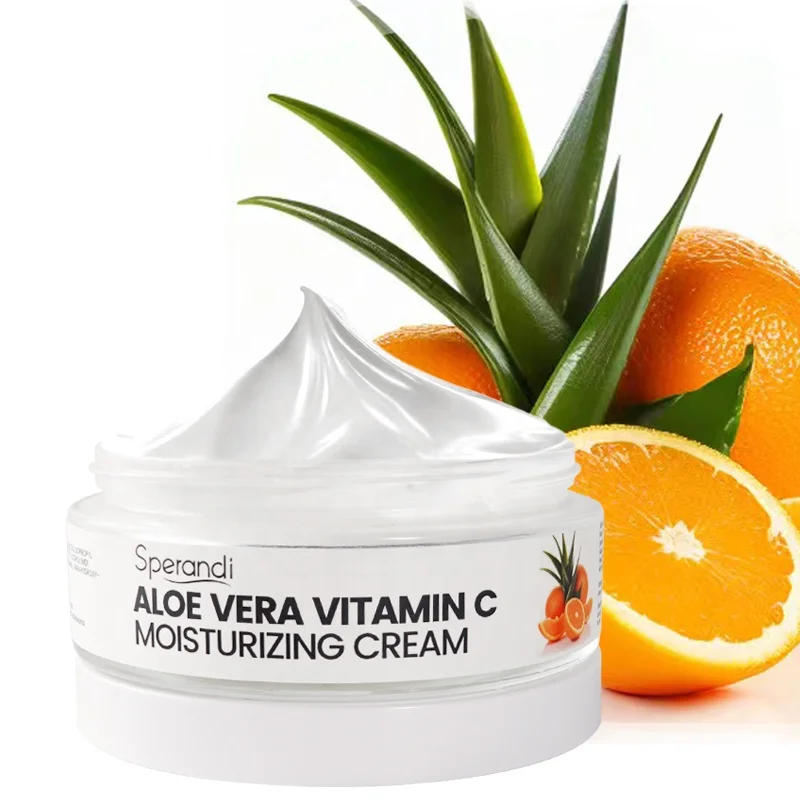 Aloe Vera Oil Control Moisturizing Face Care Whitening Vitamin C Cream For Dark Spot In Face
