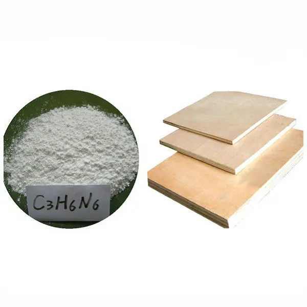 Melamine 99.8 Powder for decor paper Plywood mill MF resin paintings impregnation paper adhesives