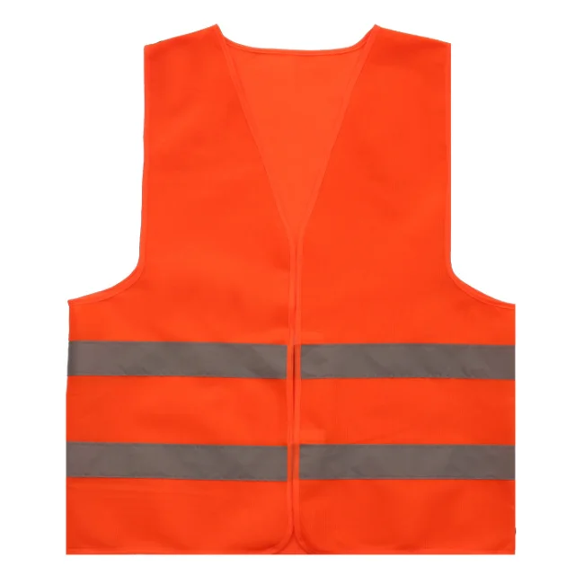 Wholesale Customized Logo Roadway Safety Jacket High Visibility Engineer Work Construction Clothing Orange Green Reflective Vest