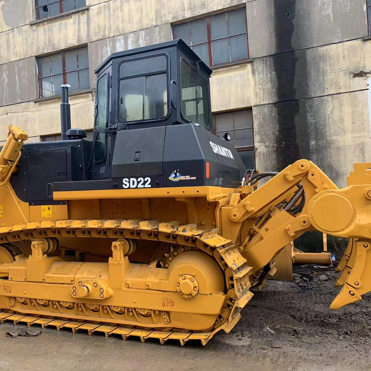 Подержанное оборудование Shantui SD21 SD22 с большой грузоподъемностью CAT D7R D8R подержанная оригинальная японская модель