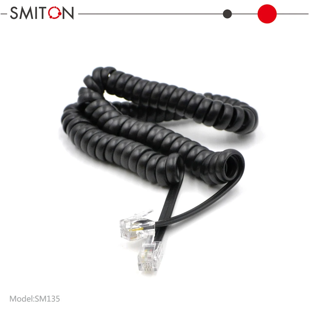 RJ9 Telephone Handset Coil Cord Spiral Cables Indoor home