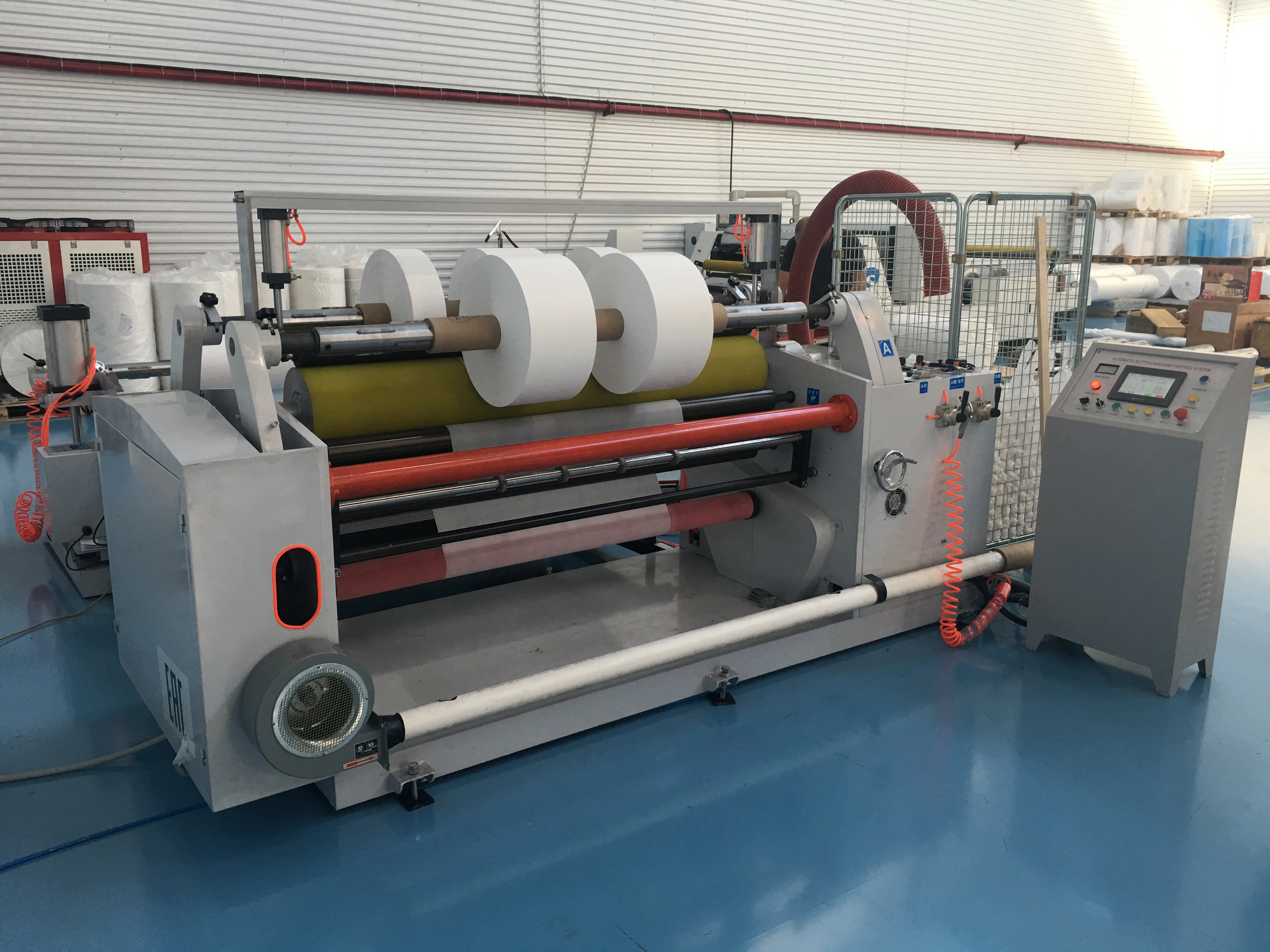 Customizable Jumbo Paper Film Roll Cutter Slitter Rewinder Cutting Rewinding Slitting Machine