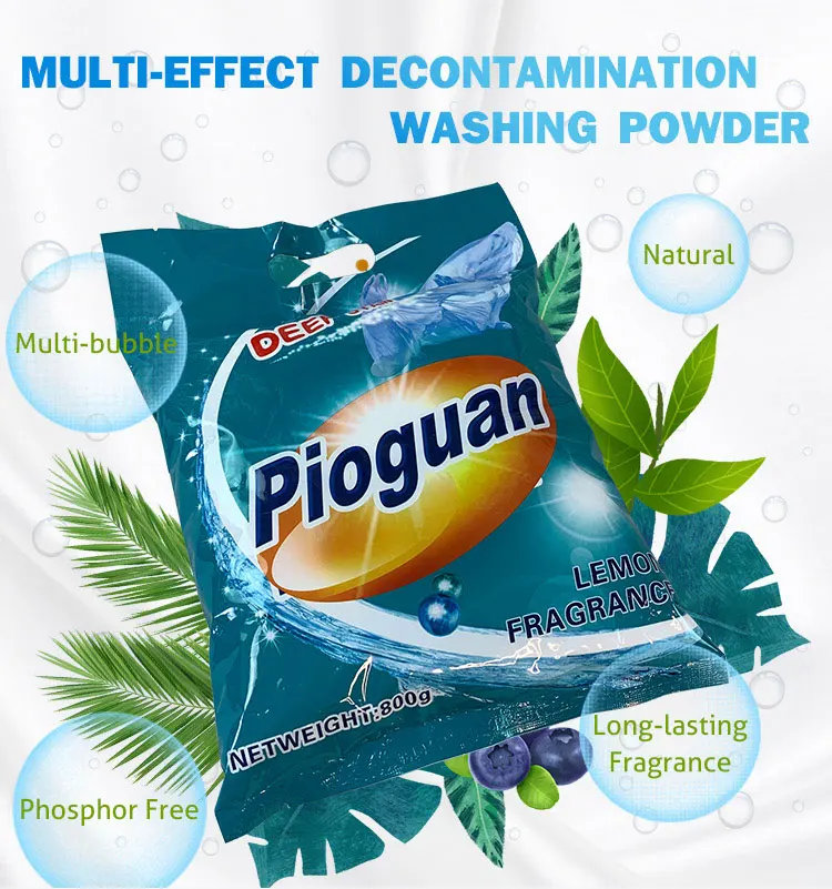 Commercial Lavender scent Lemon scent Customizable products washing powder detergent