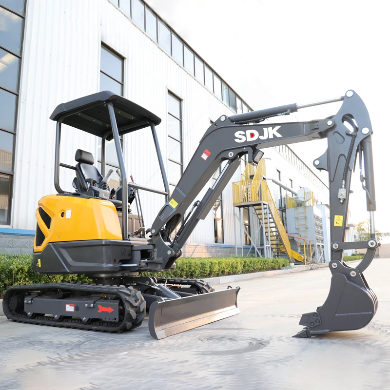 Free Shipping Mini Small Excavators 1 ton Machine Prices Farm Used New Crawler Digger Kubota Engine Mini Excavator 2 Ton Prices