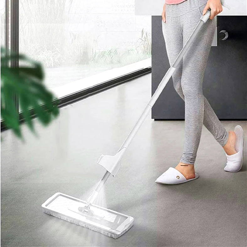New Launched Products 2 in1 Hand Free Self Scratch Cleaning Water Spray Mop Microfiber Wet and Dry Floor Flat mop