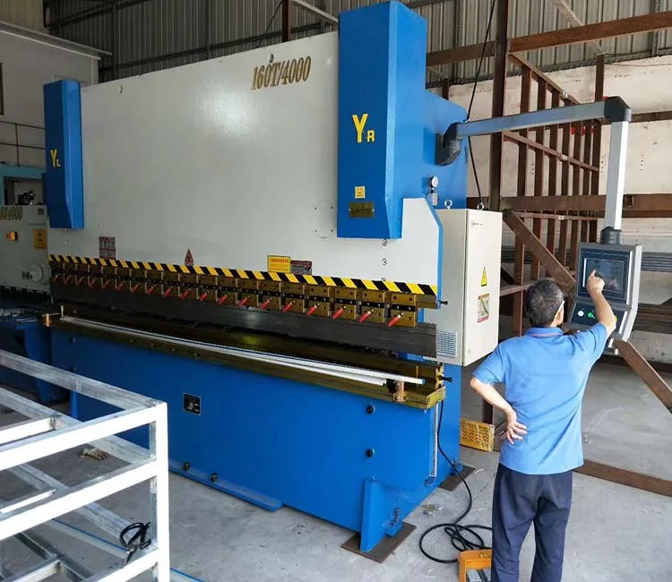 Good price stainless steel sheet metal plate 125t 3200mm hydraulic manual press brake for 2mm to 6mm sheet bending