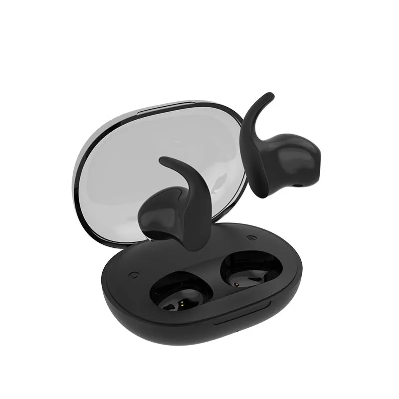 Transparency Space capsule Soft Silica Gel Ear Wing Earphones