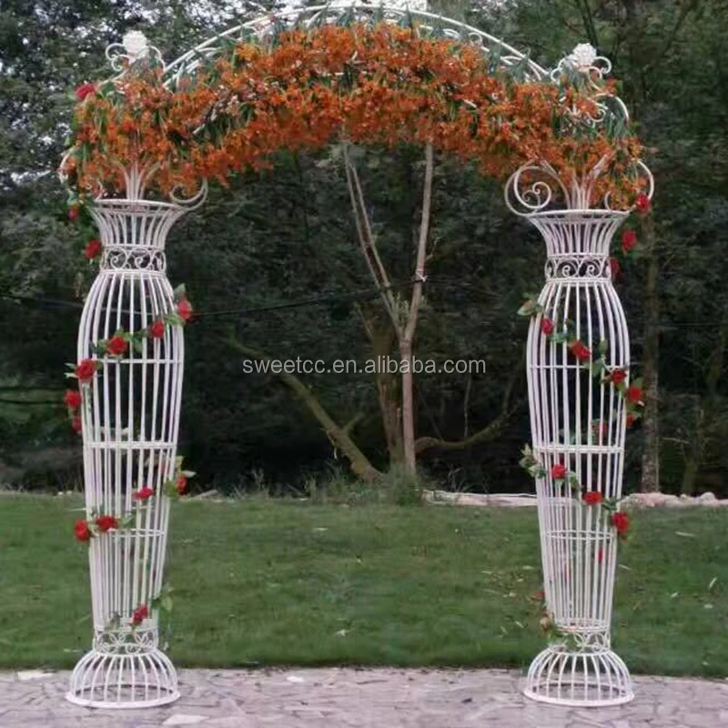2019 hot sale outdoor gadern arch wedding decoration wedding metal backdrop arch for sale