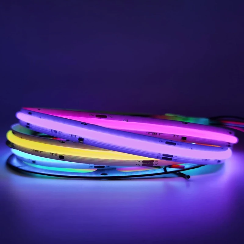 High Quality RGBCW Super Bright Dimmable 840 Leds/m 12MM COB LED Strip
