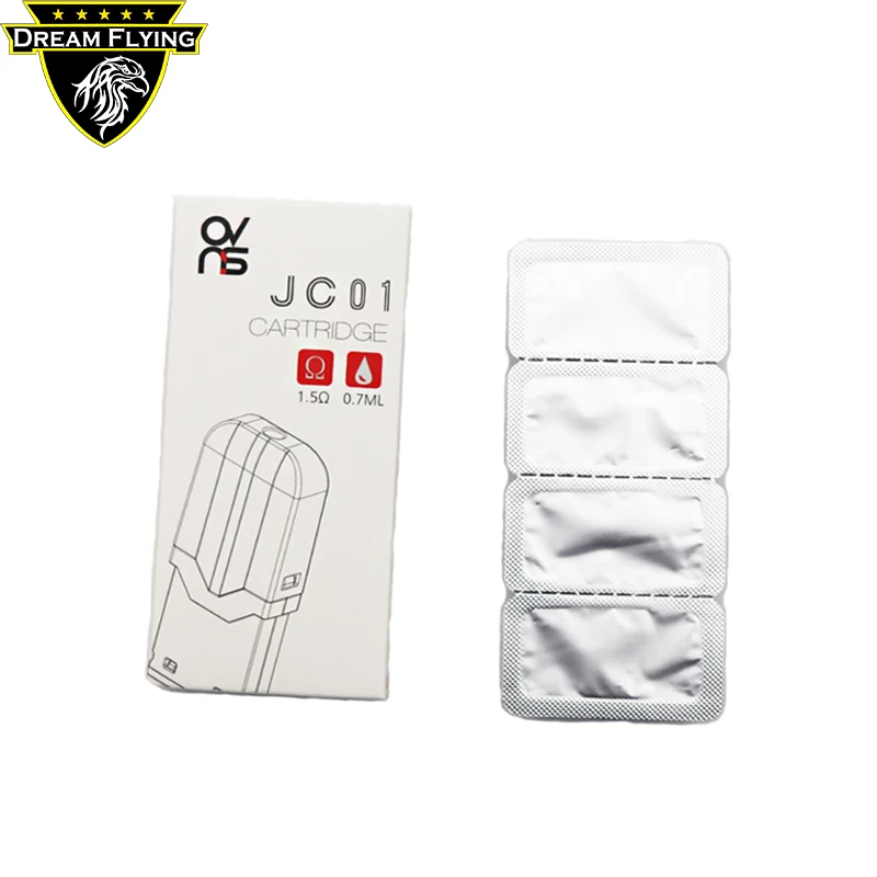 2019 New design 100% no leaking empty cbd vape pen pod OVNS JC01 pod ceramic coil pods