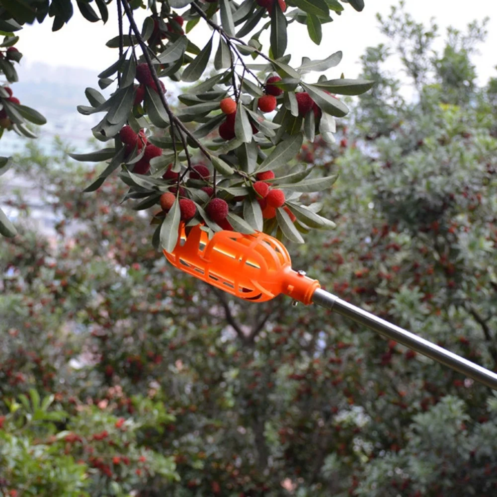 Plastic Fruit Picker Catcher Fruit Picking Tool Farm Garden Orchard Picking Device Fruit Picker
