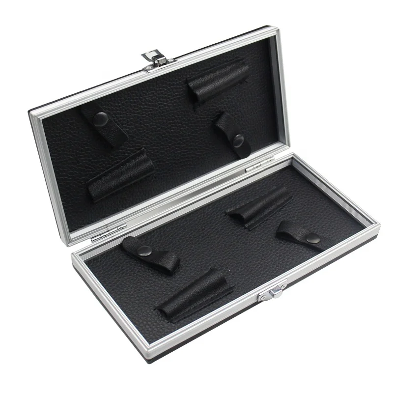 Aluminum PU Coating Hair Scissor Case TY-SC-8