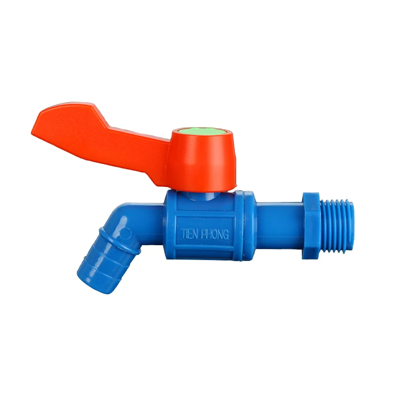 China low price Plastic tube pipe fitting water pipe Plastic Water Tap PVC Bibcock For Wash Machine