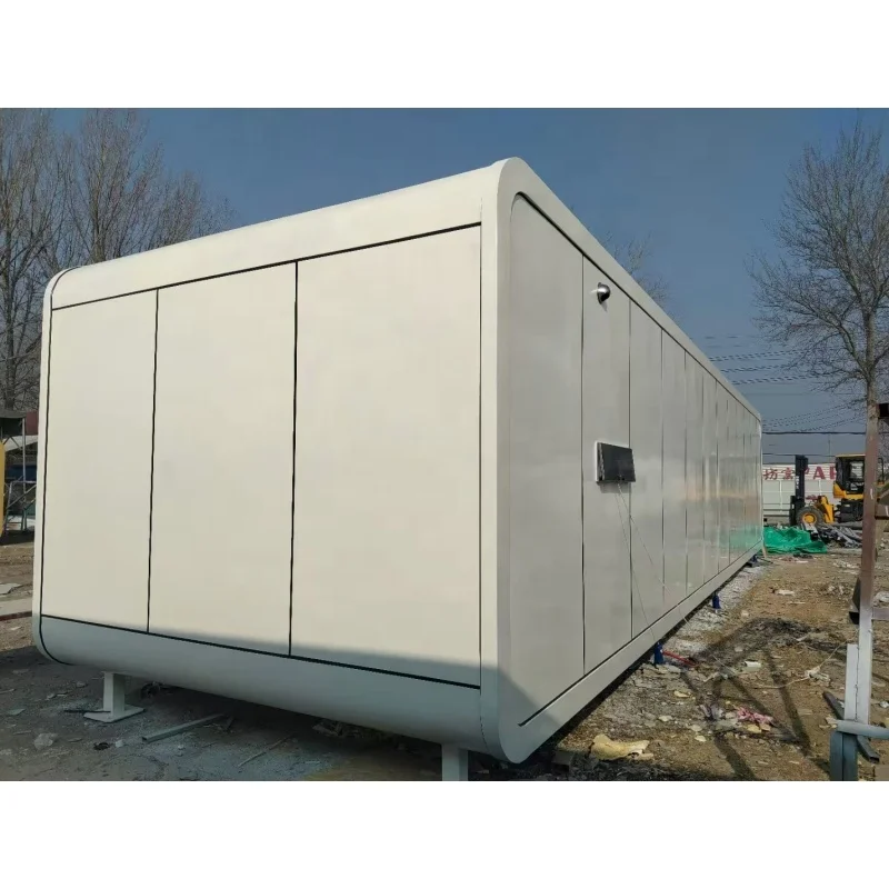 China wholesale fabricated prefabricated steel store building creative container shop store houses foldable