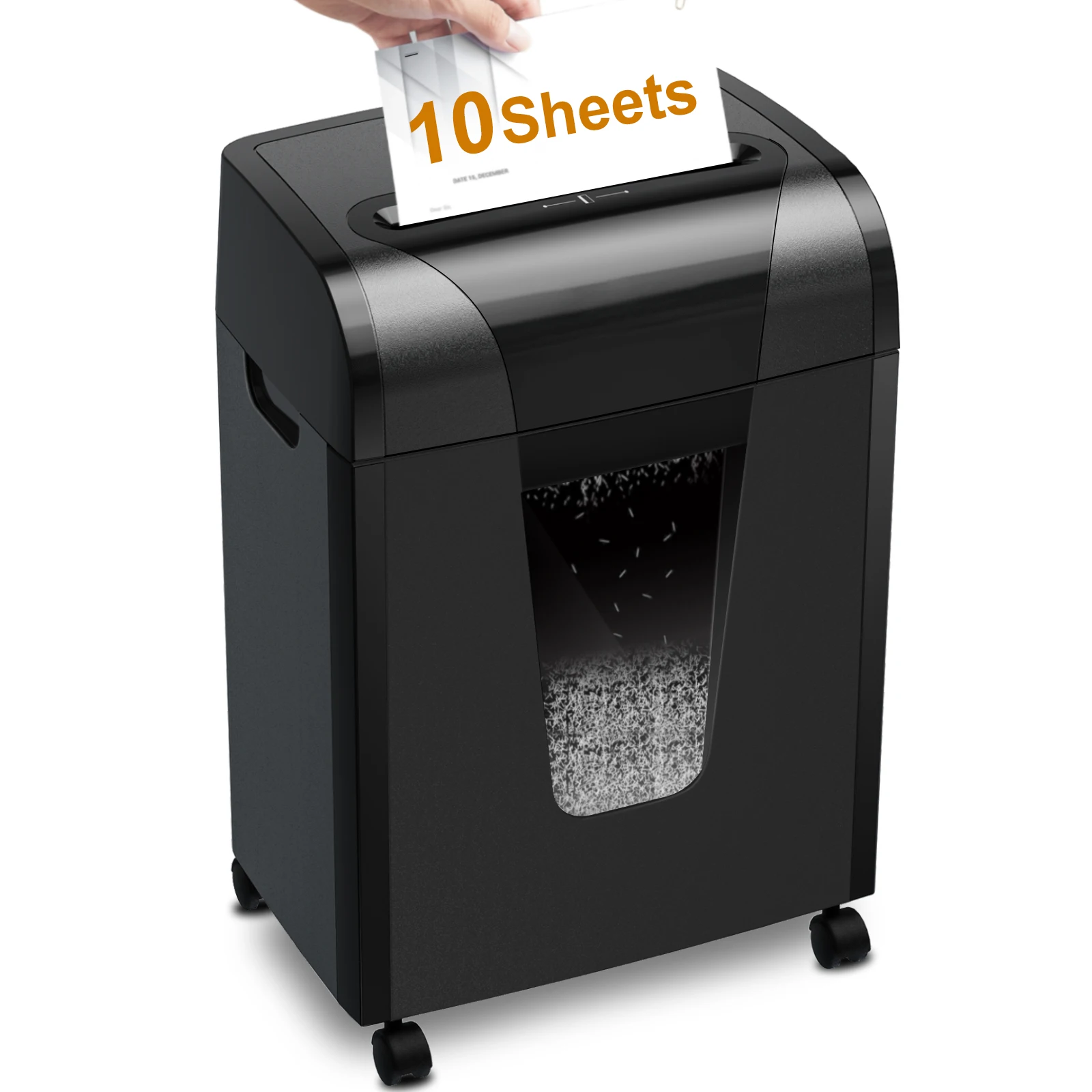 C260P Hot Sales 10 Sheets Micro Cut Paper Shredder  for Home Office Use Heavy Duty with Safety Lock Shredder Machine