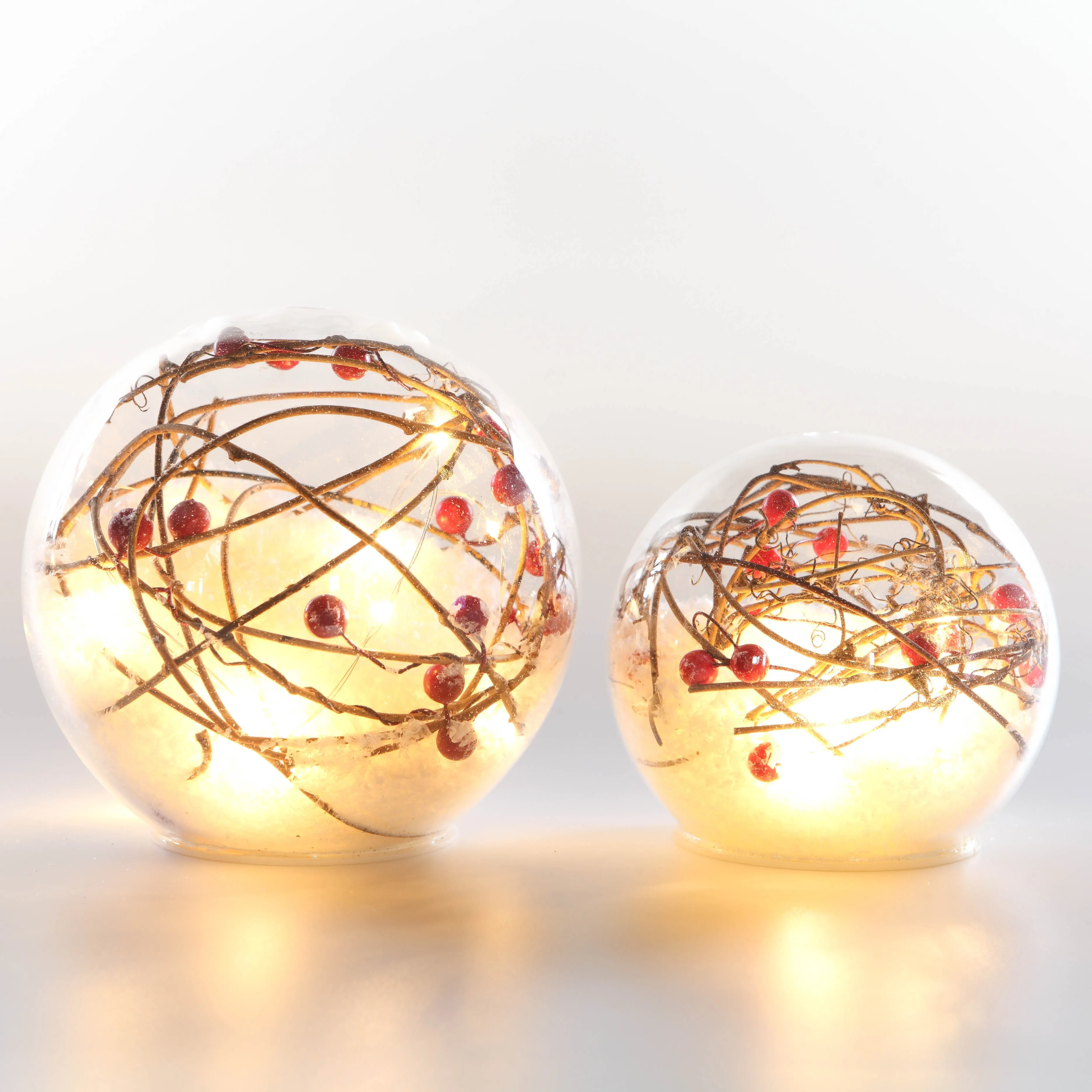 Новый продукт уникальный Март Экспо транспорт стекло купол света с снег украшения 10L теплый белый светодиодные