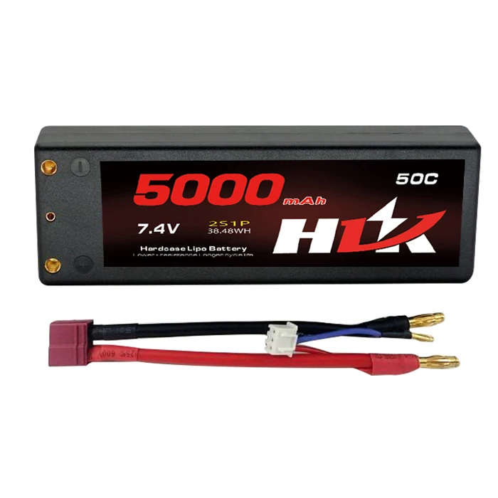 5000mAh 50C RC батарея 7,4 V Lipo T вилка Arrma Traxxas автомобиль