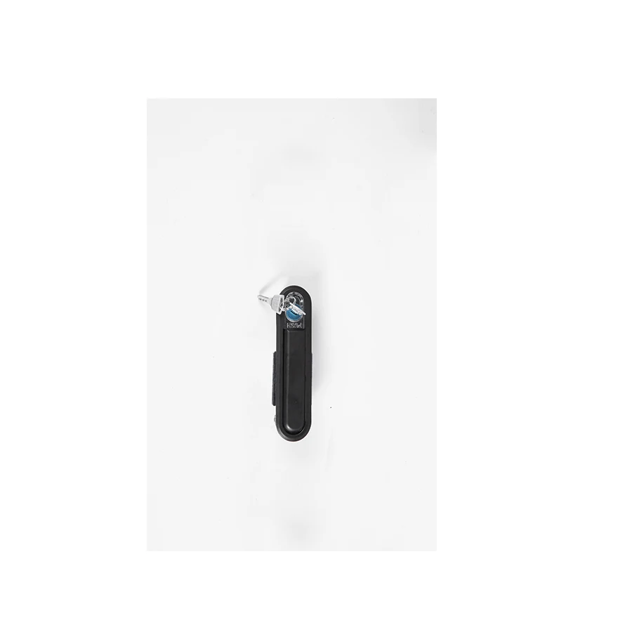 Network cabinet spring handle door lock black