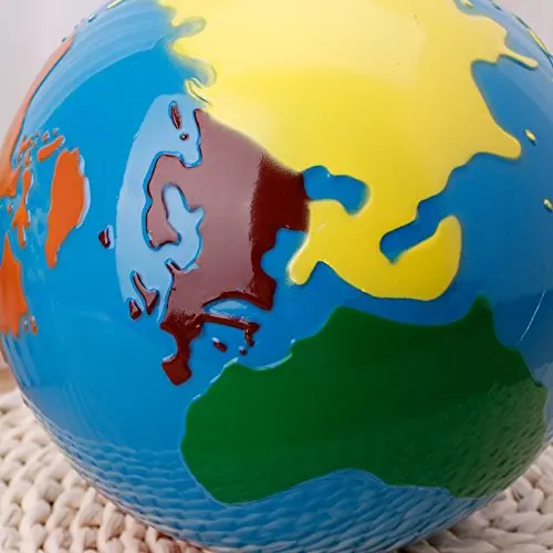 montessori globe teaching tools kids educational geography earth structure model