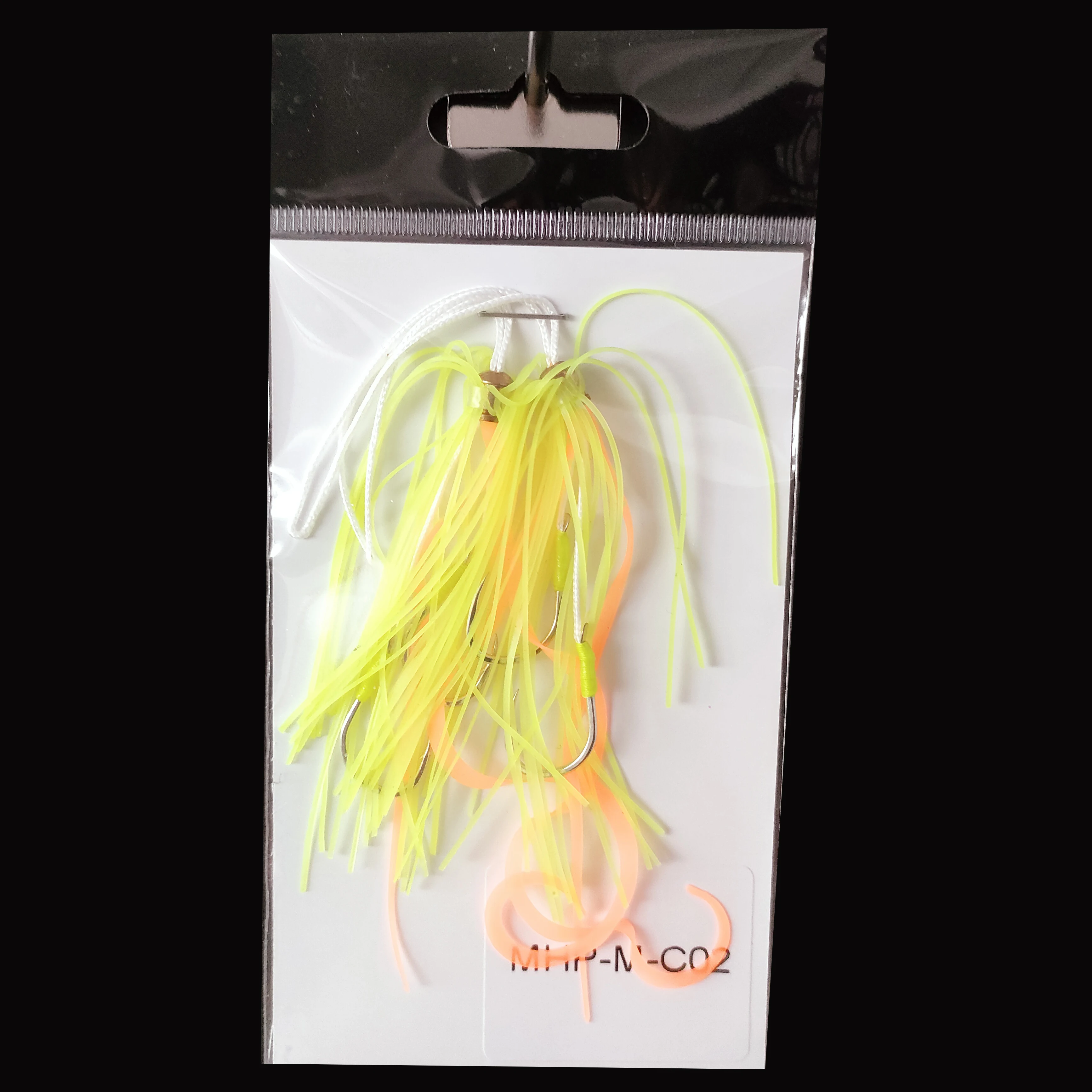 CWAH011 Saltwater Fishing Metal Jigging Lure Assist Hook With Feather