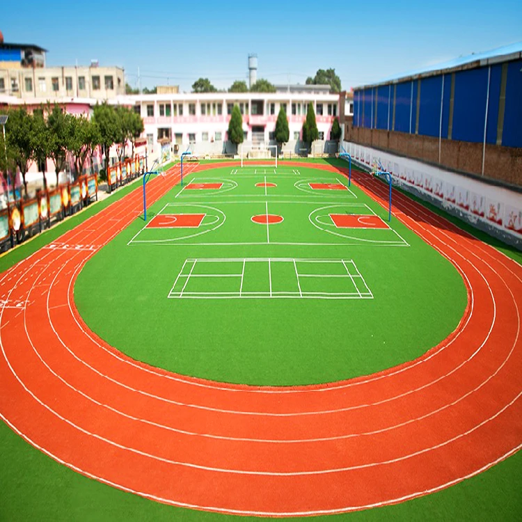 Good resilience Multi-function 10mm turf Sports artificial grass carpet for a basketball court
