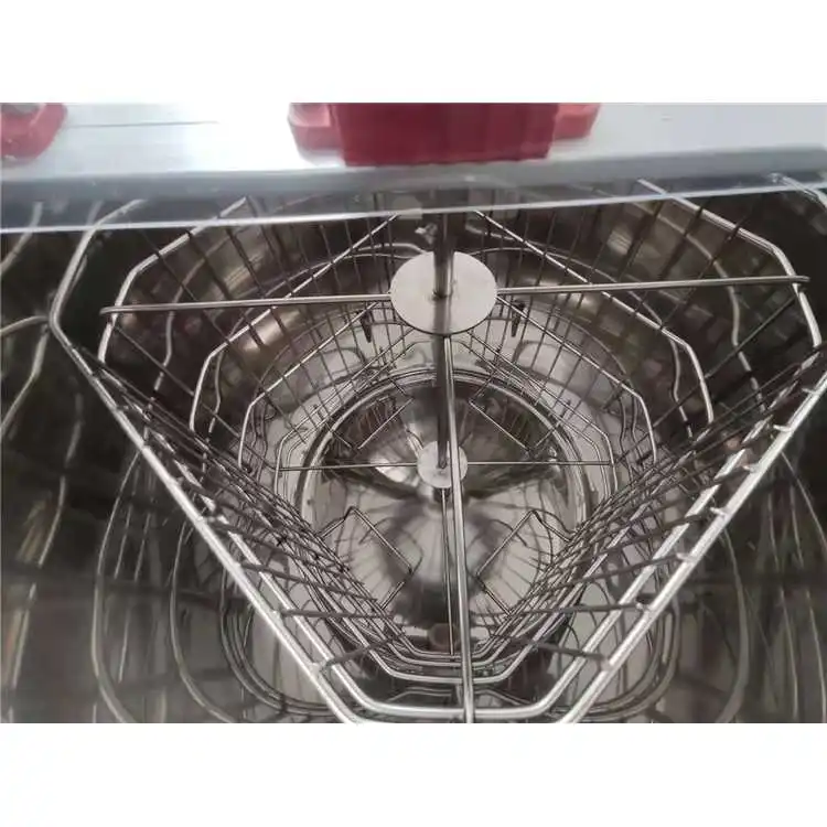 Slide-Rail Flip Tangential Style 4 Frame Manual Honey Extractor Machine Apiculture Tool Beekeeping Equipment Supplies