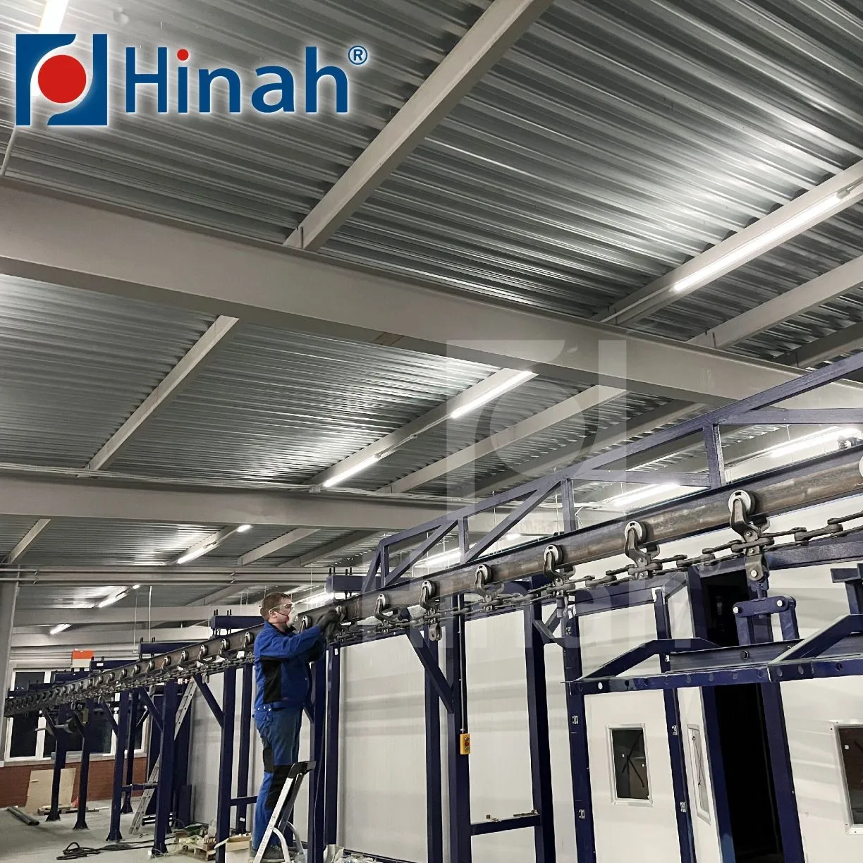 Fluidized Bed Powder Dipping Coating system machine line for bus bar