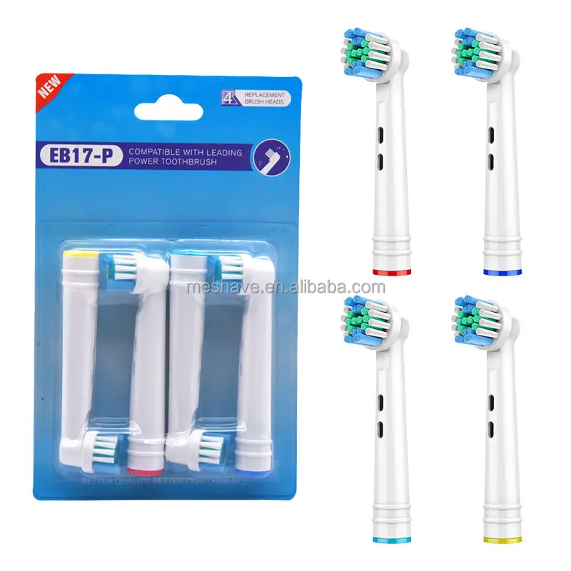 sonic Eco Friendly EB17-P Patent Free Electric Toothbrush Replacement Heads Brushes Refill 4pcs Oral Brushes brush head