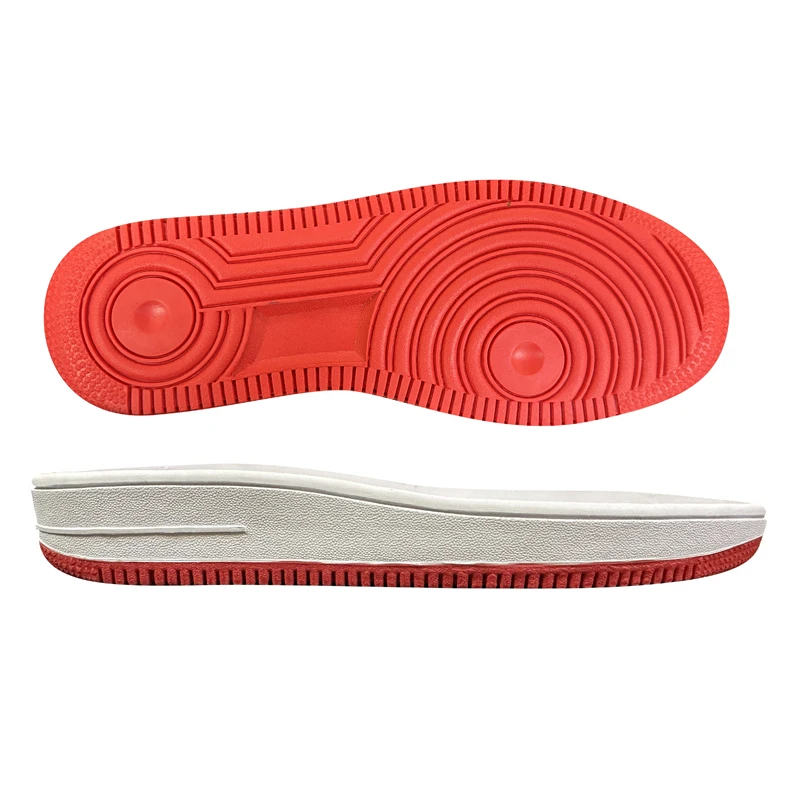 High Quality White color Air shoes sole Custom Logo Rubber Shoe Sole 100 Pairs Available for Individualized Shoes