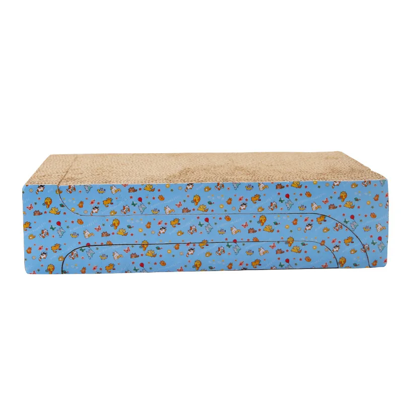 Three-in-One Cat Scratchers Corrugated Cardboard Furniture Made from Durable Paper Material
