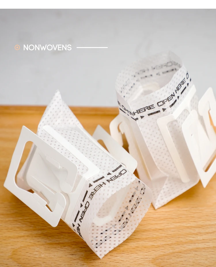 Уникальный дизайн Лидер продаж подвесной ушной фильтр для кофе капельный мешок фильтров