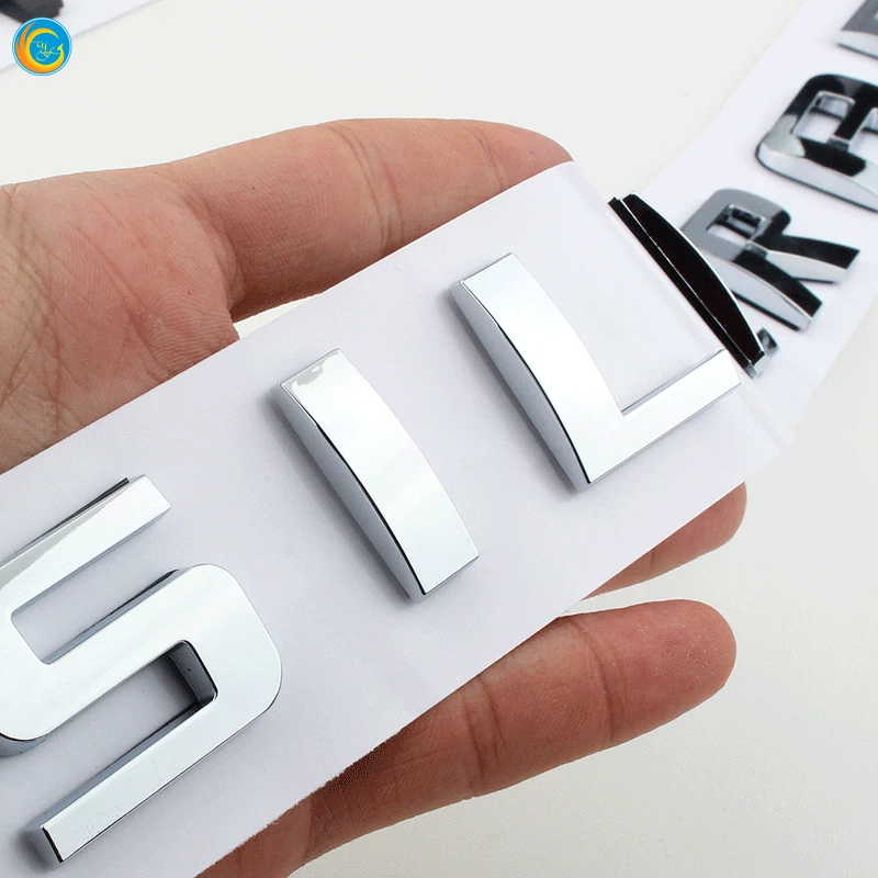 
custom car badges chrome 