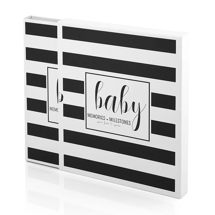 wholesale new born milestone album my first year baby record memory book