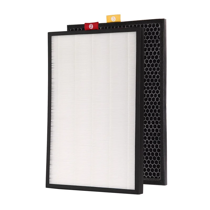 Replacement For Honeywells KJ300F hepe active carbon Formaldehyde Odor removal Plate air filter activated charcoal filter