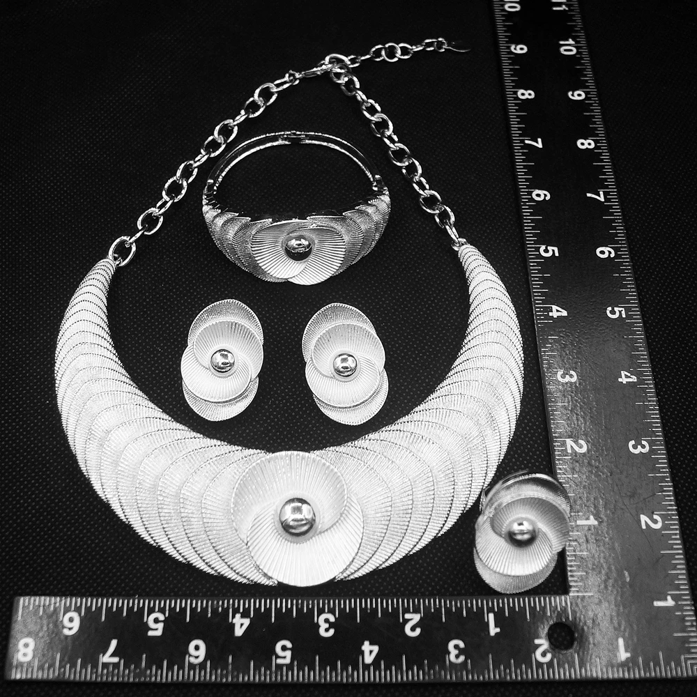 Yulaili Fashion Party Accessories Wholesale Italian Gold Style Nigeria Wedding Jewelry For Africa Woman