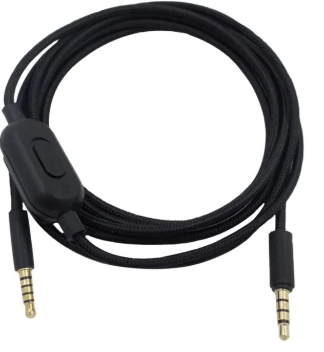 Audio Cable for G433 G233 G Pro X Gaming Headset Aux Cord with Volume Control &Mic Mute