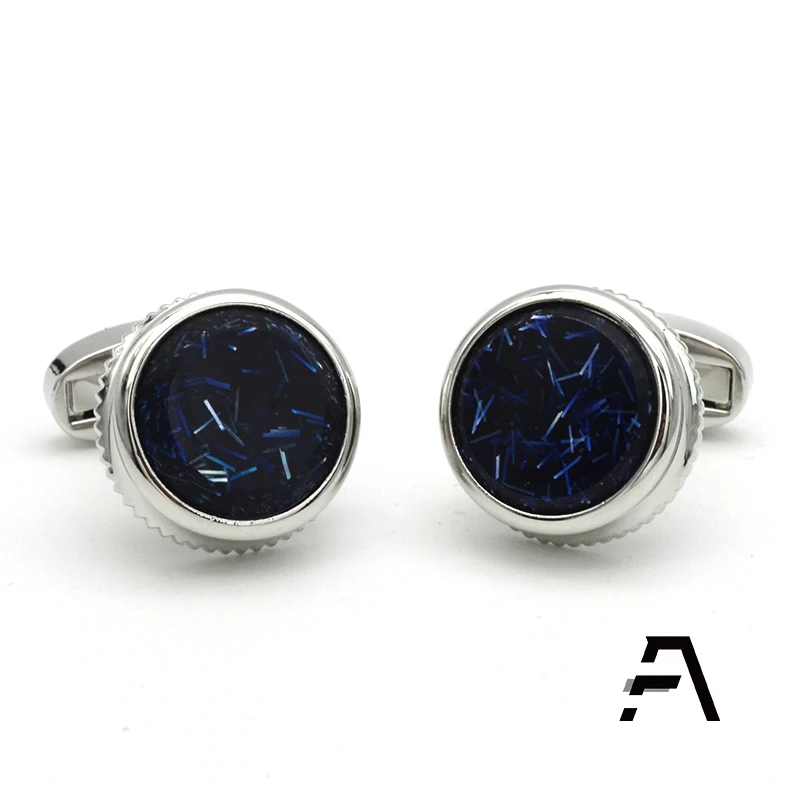 Акриловые Синие запонки