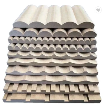 Hot Selling Curved Fluted Flexible Ribbed MDF Timber Wall Panels Used on Outside of Office Apartment Building