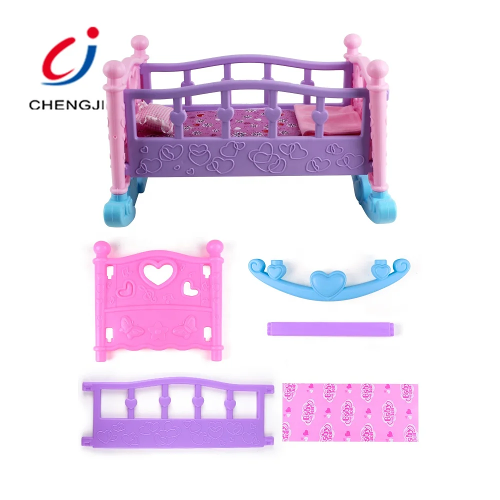 Детский Подарочный набор «сделай сам», мебель, качалка-колыбель, 12 дюймов, ic sound, для мальчиков, Детские кукольные кровати