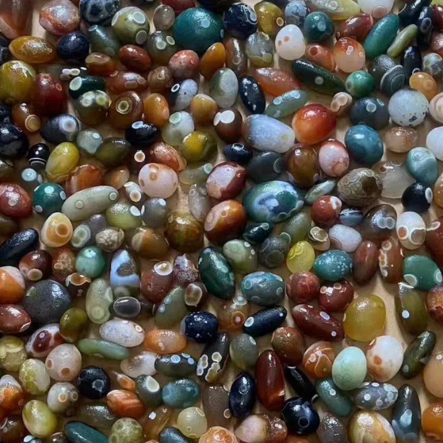 Gobi Agate A Naturally Occurring Green Agate With Eyes The Magical Healing Stones Natural Irregular Colorful  Agate stones