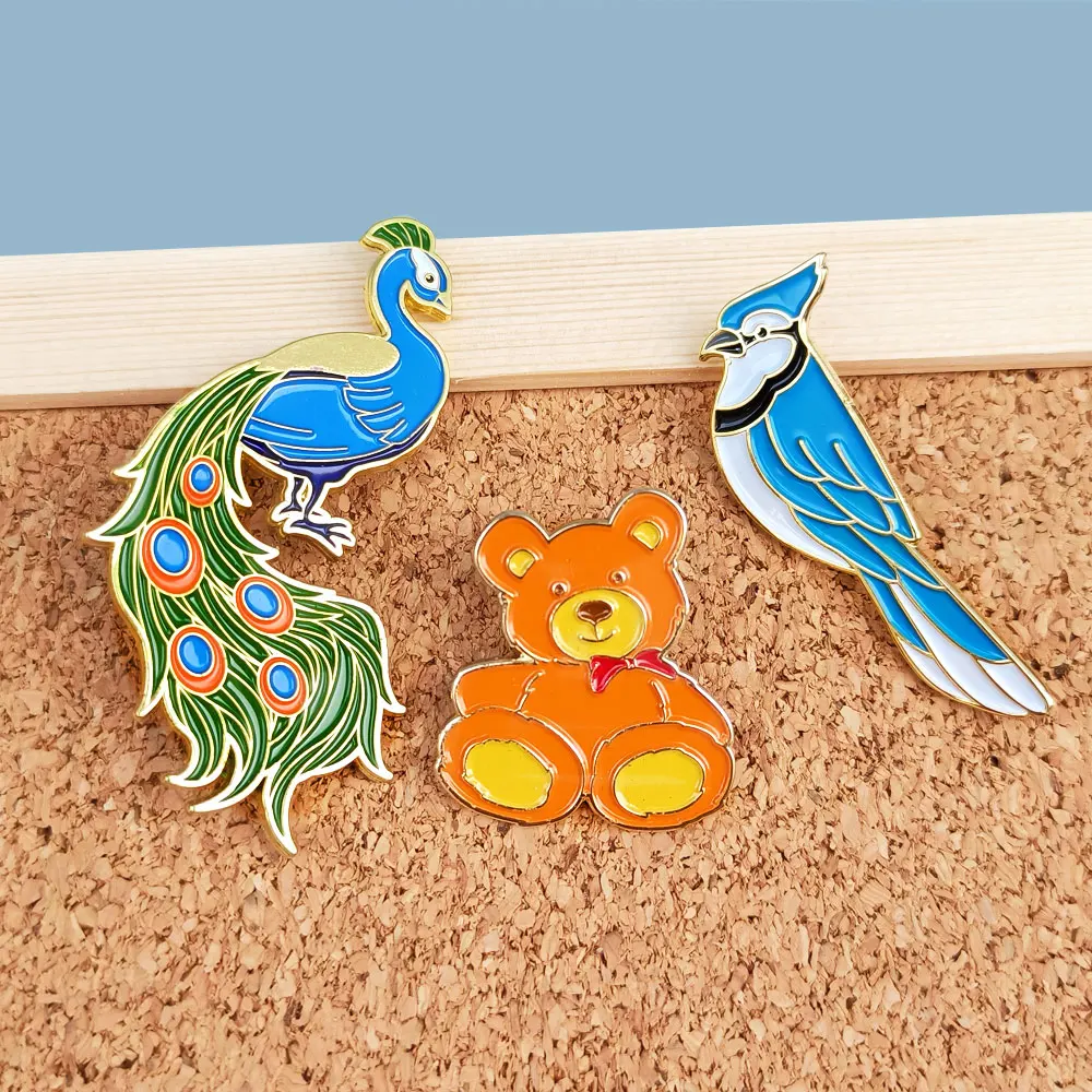 Pins Logo Zinc Anime Metal Custom Hat Badge Manufacturer Badges Hard Lapel Brooch Brass Alloy Gold Soft Enamel Pin