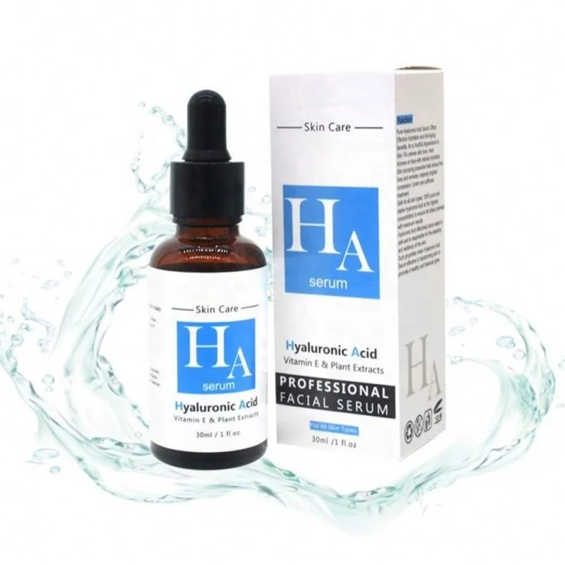 OEM Vitamin C+E Hyaluronic Acid Serum Anti Aging Wrinkle Lightening Moisturizing Skin Care Serum