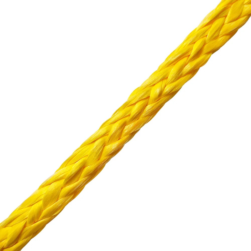 high quality 12 Strand Uhmwpe Synthetic Rope Braided Uhmwpe Rope For Towing And Slings Marine